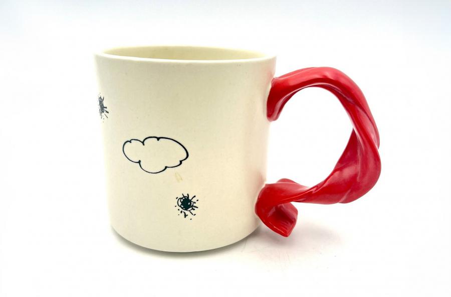 Peanuts Red Blanket Handle Mugs