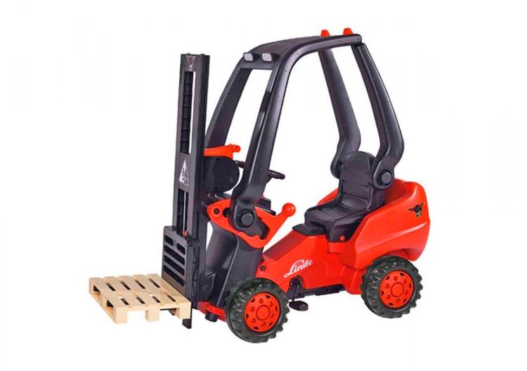 Kids Pedal Powered Forklift - Childrens Toy Forklift - Functioning toy forklift actually lets you pick stuff up
