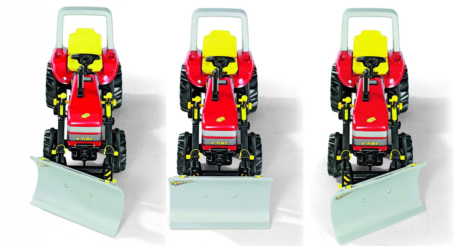 Rolly Toys Pedal Powered Snow Plow - Tractor Snow plow fire brigade truck