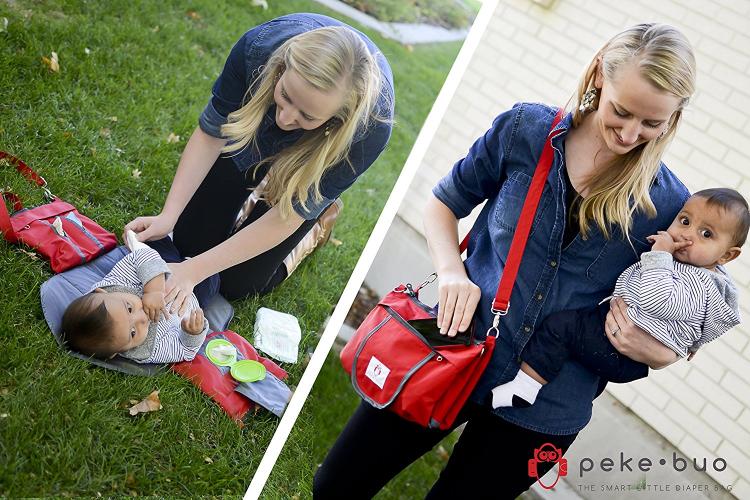 Peke Buo Portable Diaper Changing Station - Best portable diaper changing bag