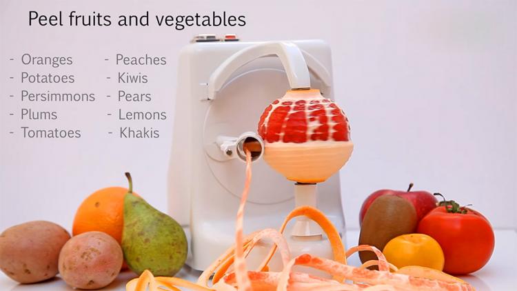 Pelamatic Orange Peeler Pro - Peelamatic automatic fruit and vegetable peeler