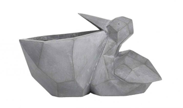 Geometric Pelican Flower Pot - Pelican mouth planter