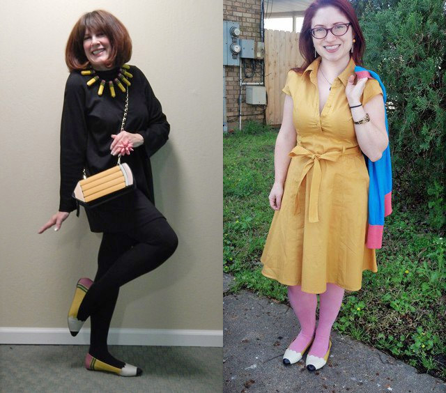 Pencil me in flats - Shoes That look like pencils