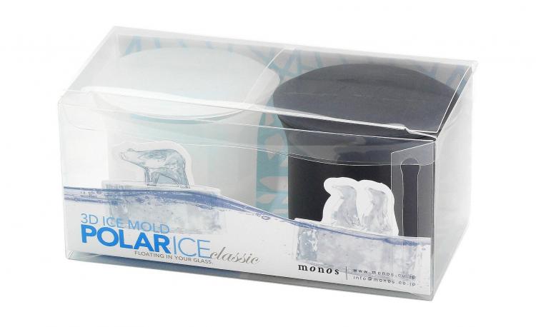 Arctic Ice Molds Show Polar Bears and Penguins Walking On Glaciers - Polar bear and penguins ice cube molds