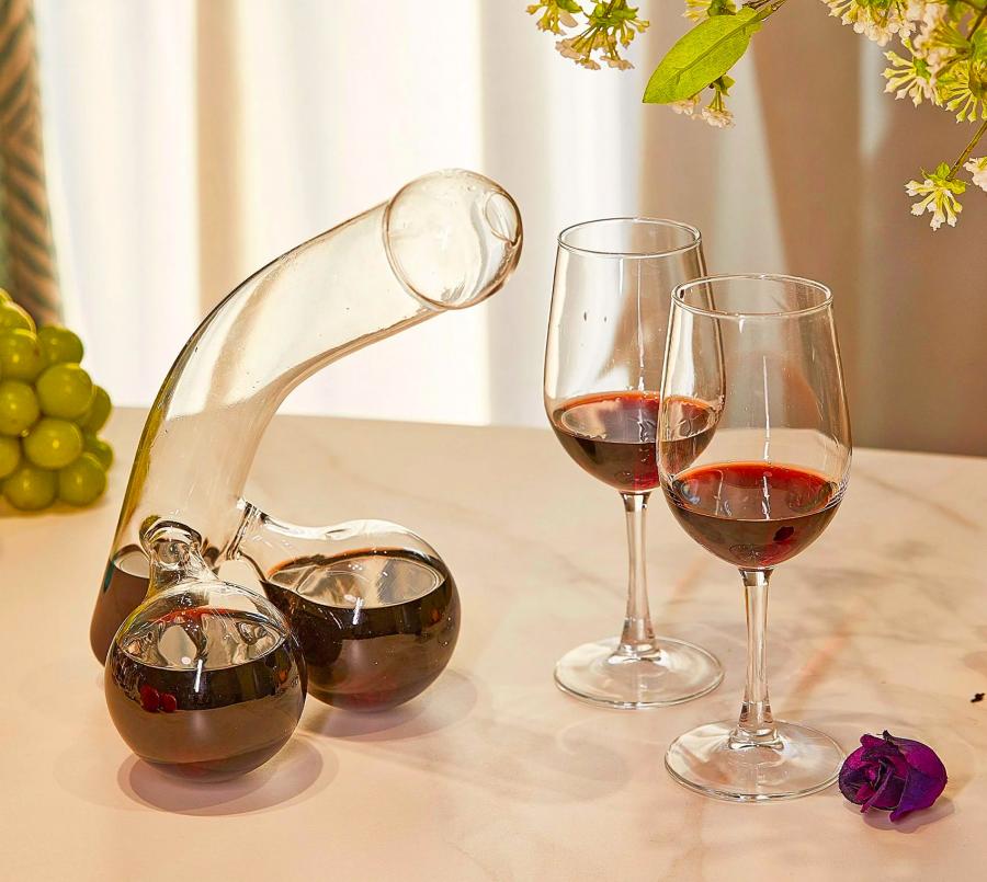 Funny Penis Decanter - Phallic shaped wine decanter