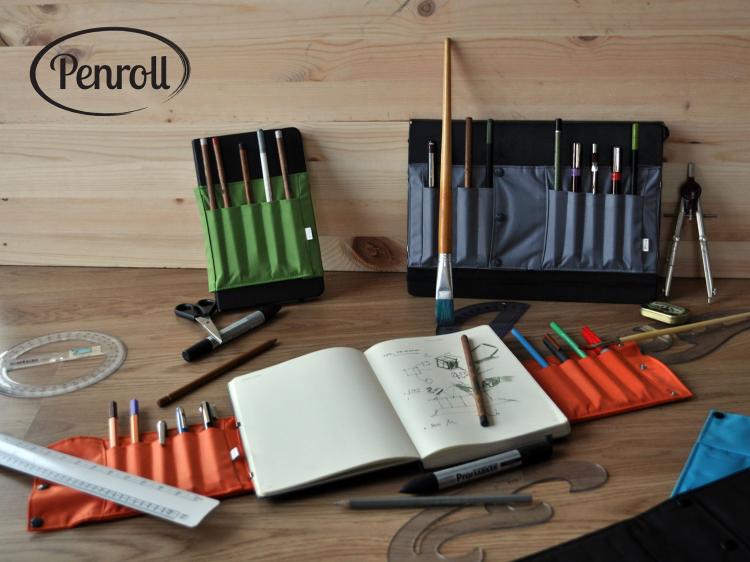 Penroll - designers notebook tool belt - pen/pencil holder