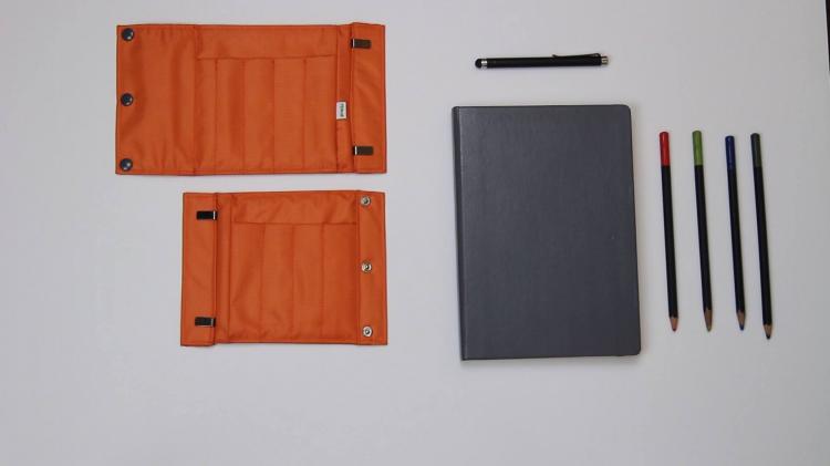 Penroll - designers notebook tool belt - pen/pencil holder