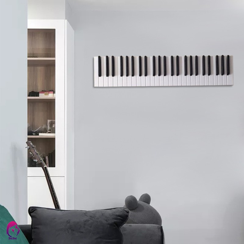 Piano Keys Coat Rack - Wall-Mounted Coat Hook keyboard keys coat rack
