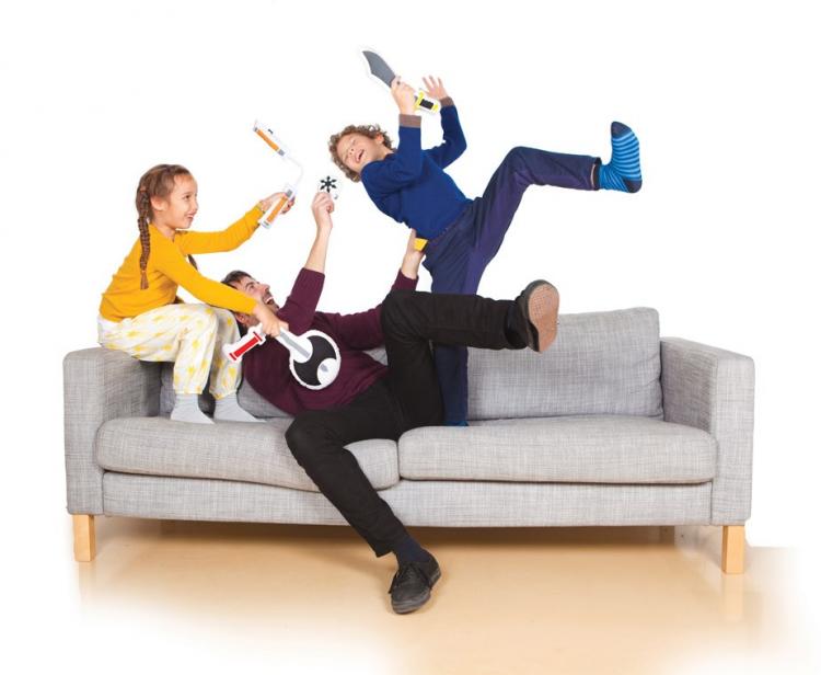 Pillow Fight Weapons - Soft weapon shaped pillows for pillow fights