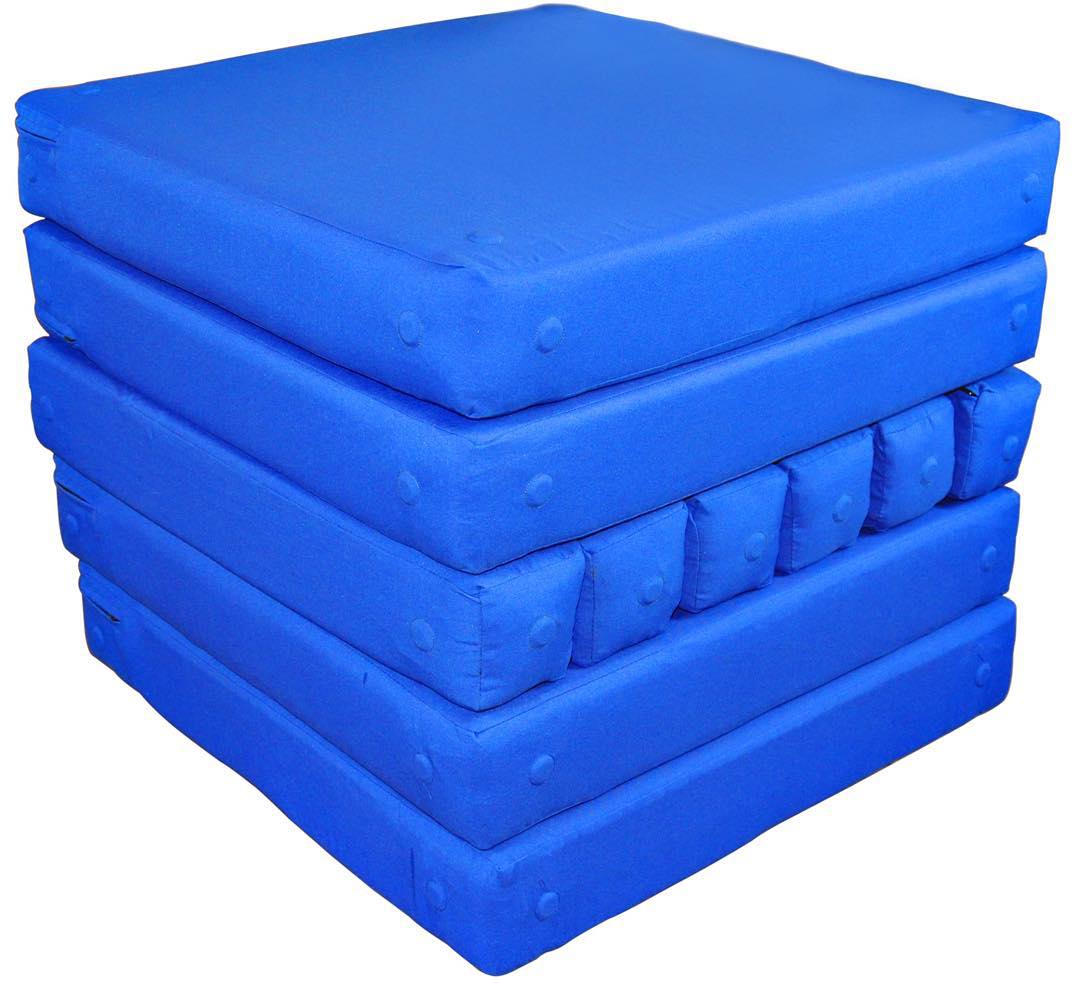 Magnetic Pillow Fort Cushions Pack Away Into an Ottoman When Not In Use - Squishy forts fort cushions
