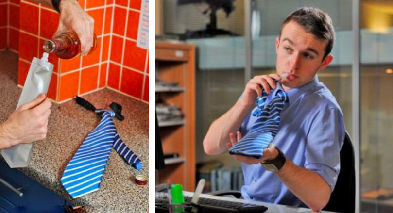 Tie flask