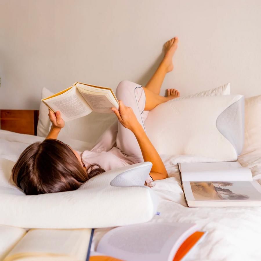 Sutera Ergonomic Pillow With Arm slots for side and stomach sleepers