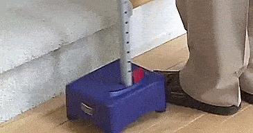 Pilot Step-Up Cane - Walking can with half-step - Stairs assistance cane