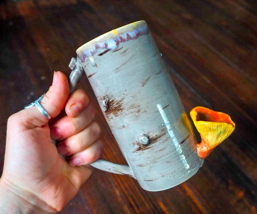 Wake N Bake Coffee Mug With Weed Pipe