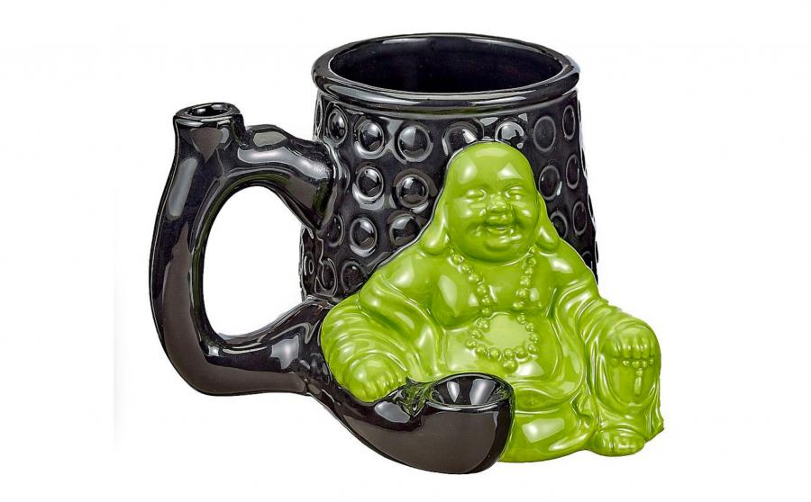 Wake N Bake Coffee Mug With Weed Pipe