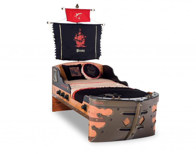Cilek Pirate Shark Kid's Desk - Children's pirate themed bedroom set