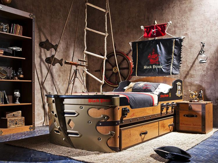 Cilek Pirate Shark Kid's Desk - Children's pirate themed bedroom set