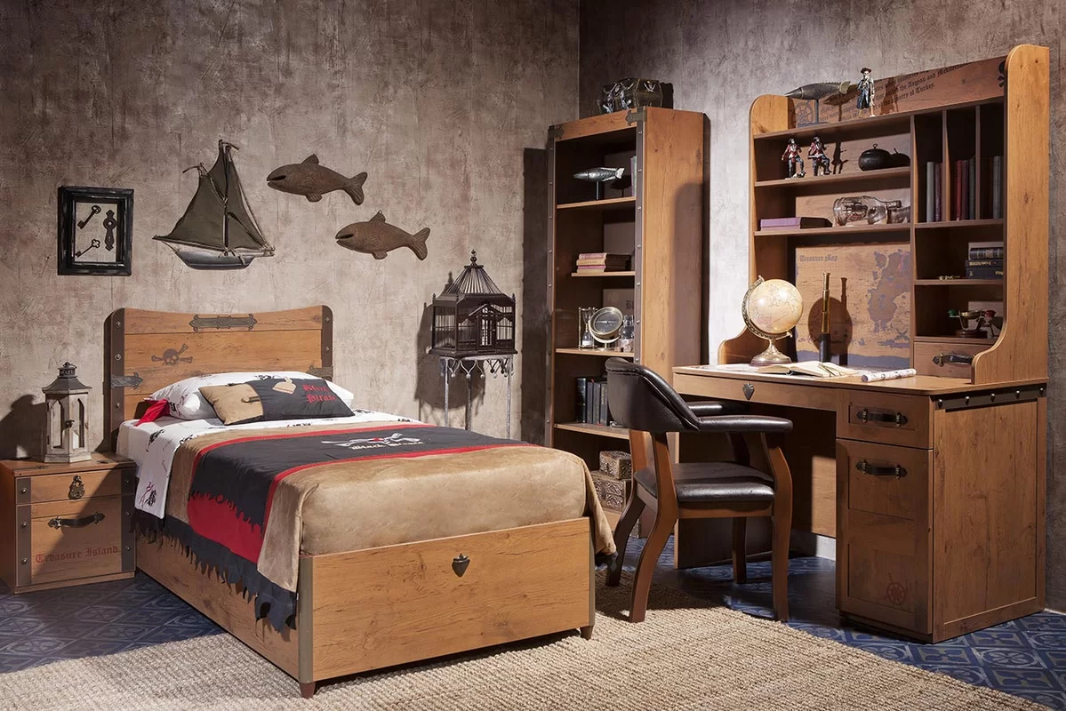 Cilek Pirate Shark Kid's Desk - Children's pirate themed bedroom set