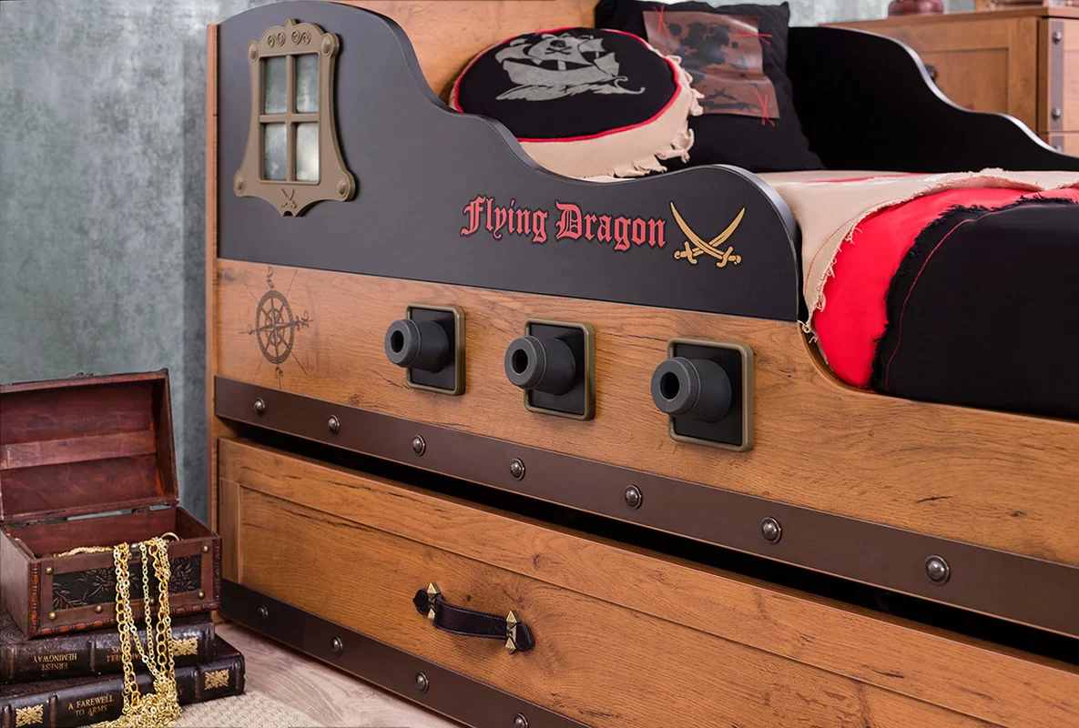 Cilek Pirate Shark Kid's Desk - Children's pirate themed bedroom set