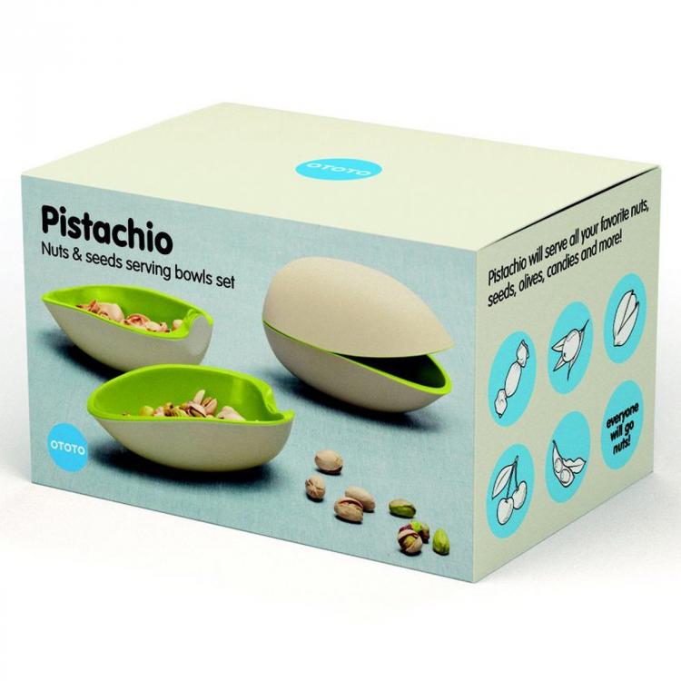 Dual Pistachio Bowl - 2 bowls in 1