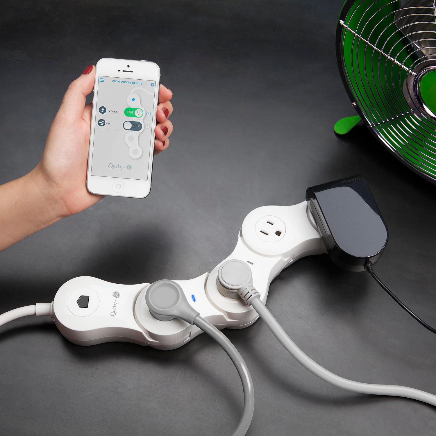 Pivot Power Strip Surge Protector - Bendable surge protector