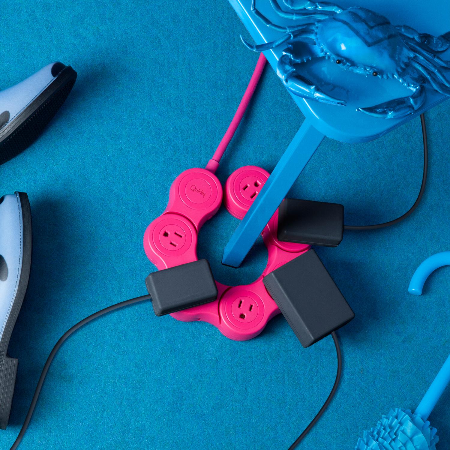 Pivot Power Strip Surge Protector - Bendable surge protector