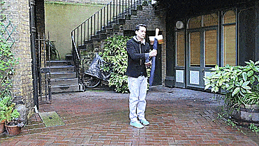 Umbrella Drink Holder Pivots So It'll Never Spill Your Drinks
