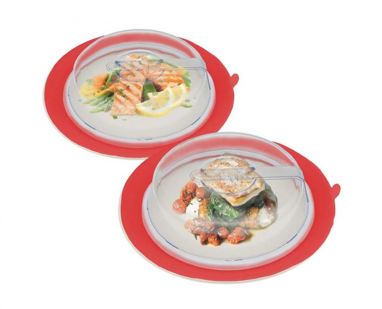Plate Toppers - Leftover Plate Tupperware - Suction Leftover Keeper