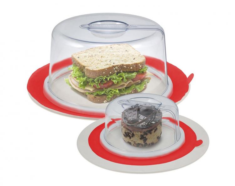 Plate Toppers - Leftover Plate Tupperware - Suction Leftover Keeper