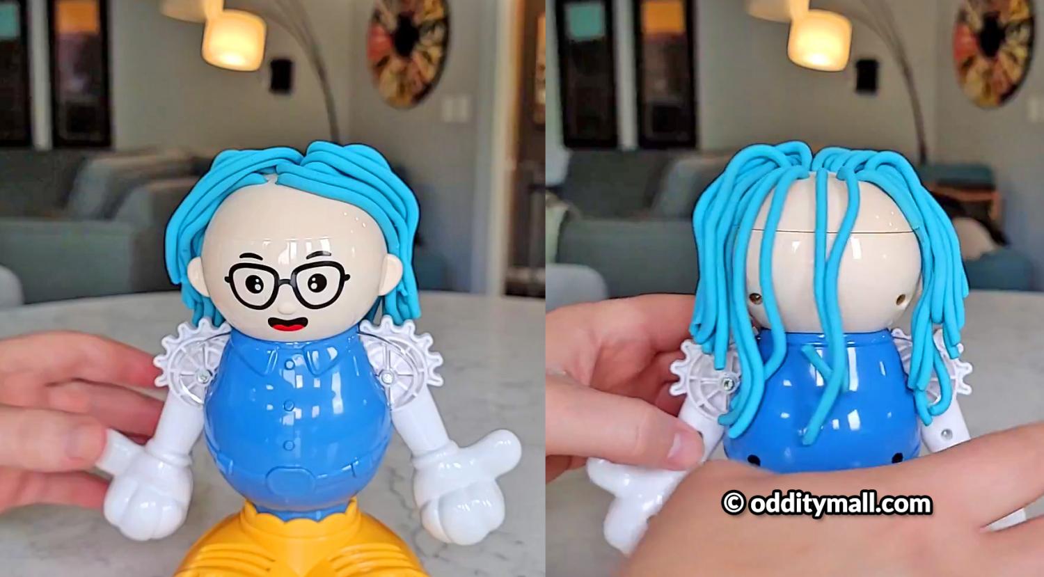 Play-Doh Barber Shop Lets Your Kids Grow, Style, and Cut Hairdos -Play-dough hair salon toy
