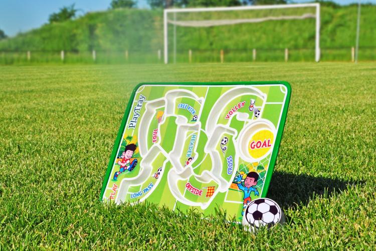 PlayTray Kids Food Tray Makes Mealtime Fun - Kids food tray with surprise toy at end