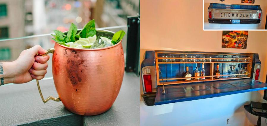 Giant moscow mule mug - tailgate bar