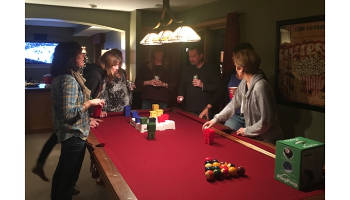Pling Pong - Beer Pong Like Party Game For Whole Family - Ball and Cups Family Strategy Party Game - PlingPong