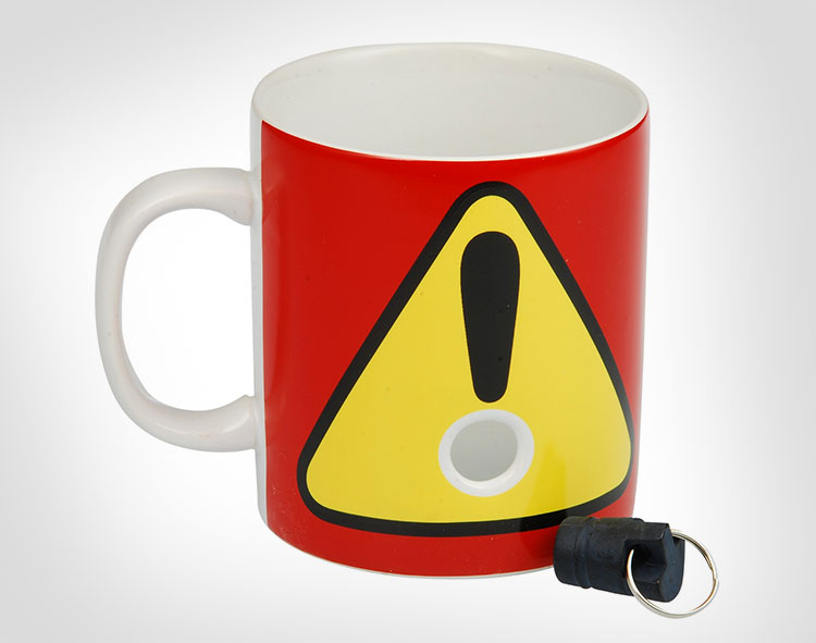 Plug Mug Coffee Mug Deters Thieves
