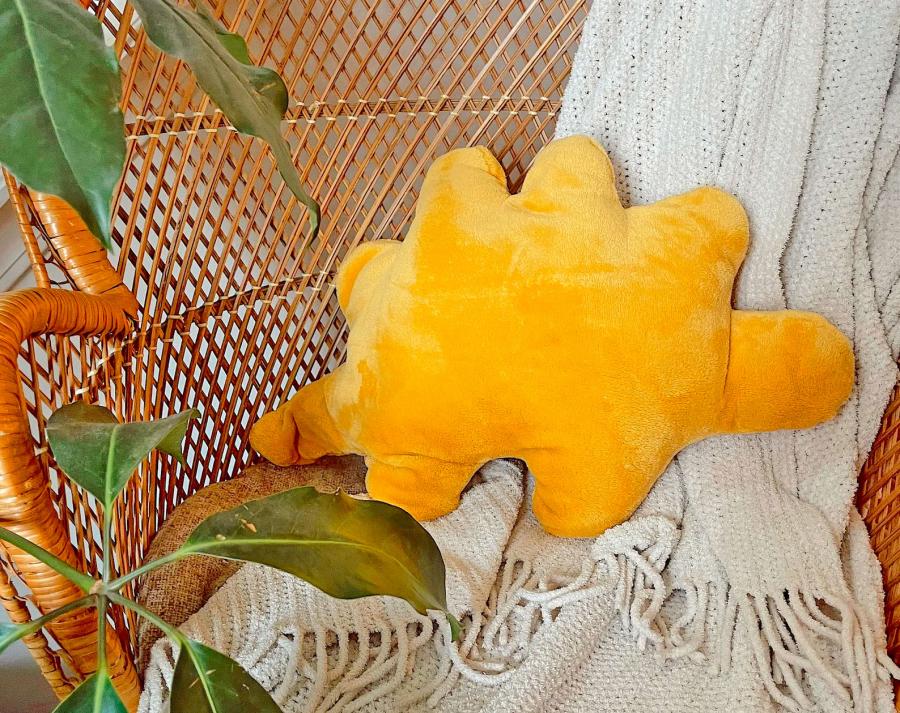 Plush Dinosaur Shaped Chicken Nuggets Pillows