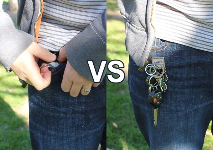 Rintik Magmus - Magnetic key holder - holds your keys on exterior of your pocket