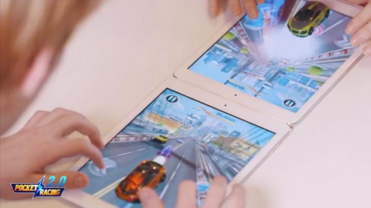 Pocket Racing 2.0 - iPad Game With Real Toy Car That Interacts With Real-Time Feedback
