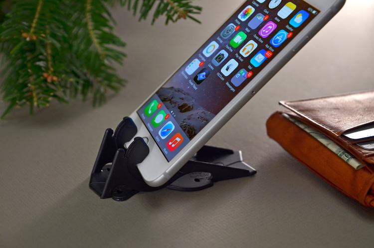 Pocket Tripod - Phone Mount Folds Down To Fit In Your Wallet - Tiny Portable phone mount/tripod