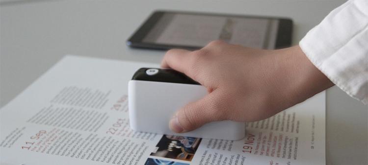 PocketScan - World's Smallest Document Scanner - Tiny Wavable Scanner