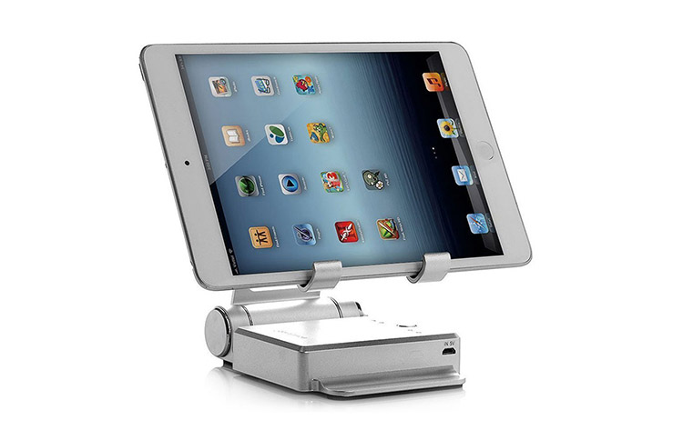 Podium Stand Phone and Tablet Charger - Travel Stand and Charger