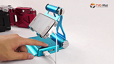 Podium Stand Phone and Tablet Charger - Travel Stand and Charger