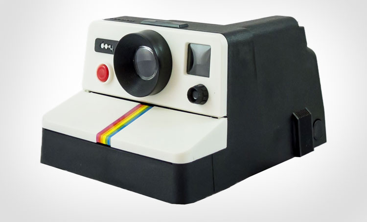 Polaroid Camera Toilet Paper Dispenser