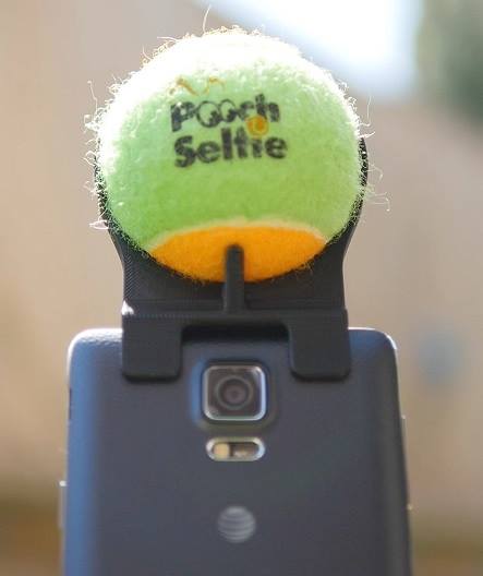 Pooch Selfie - Smart Phone Ball Holder For Dog Selfies