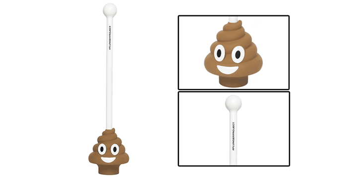 Poo-Plunger - Poop Emoji Toilet Plunger