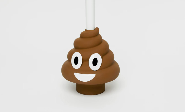 Poo-Plunger - Poop Emoji Toilet Plunger