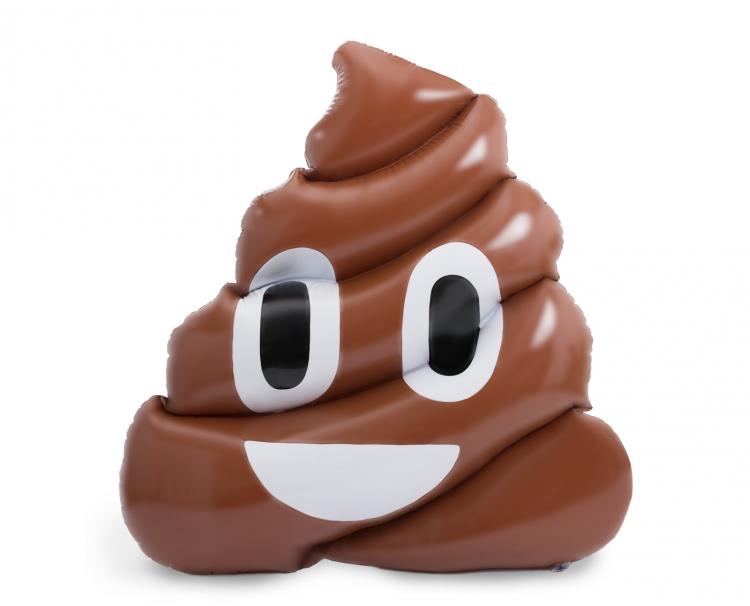 Poop Emoji Pool Float - Giant Poo Emoji Shaped Pool Floats