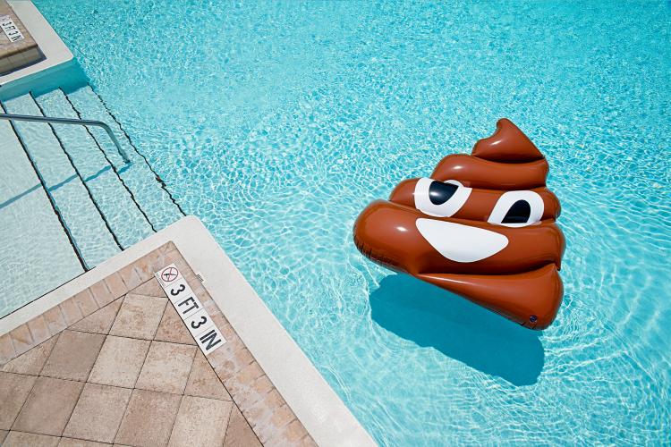 Poop Emoji Pool Float - Giant Poo Emoji Shaped Pool Floats