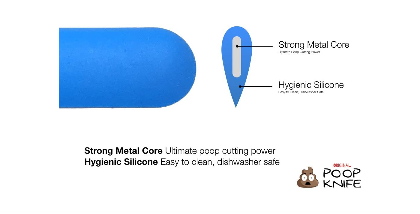 Poop Knife Helps you slice your poo to properly flush your turds - Funny gag gift