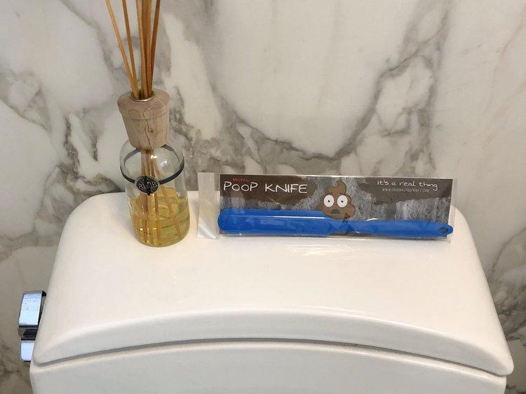 Poop Knife Helps you slice your poo to properly flush your turds - Funny gag gift