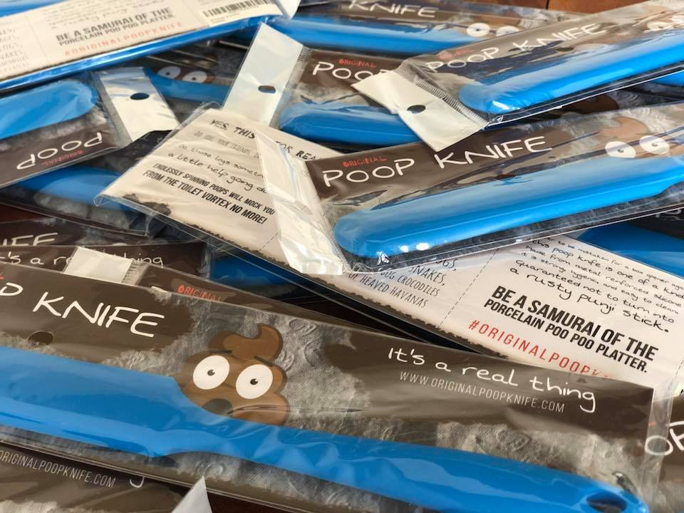 Poop Knife Helps you slice your poo to properly flush your turds - Funny gag gift